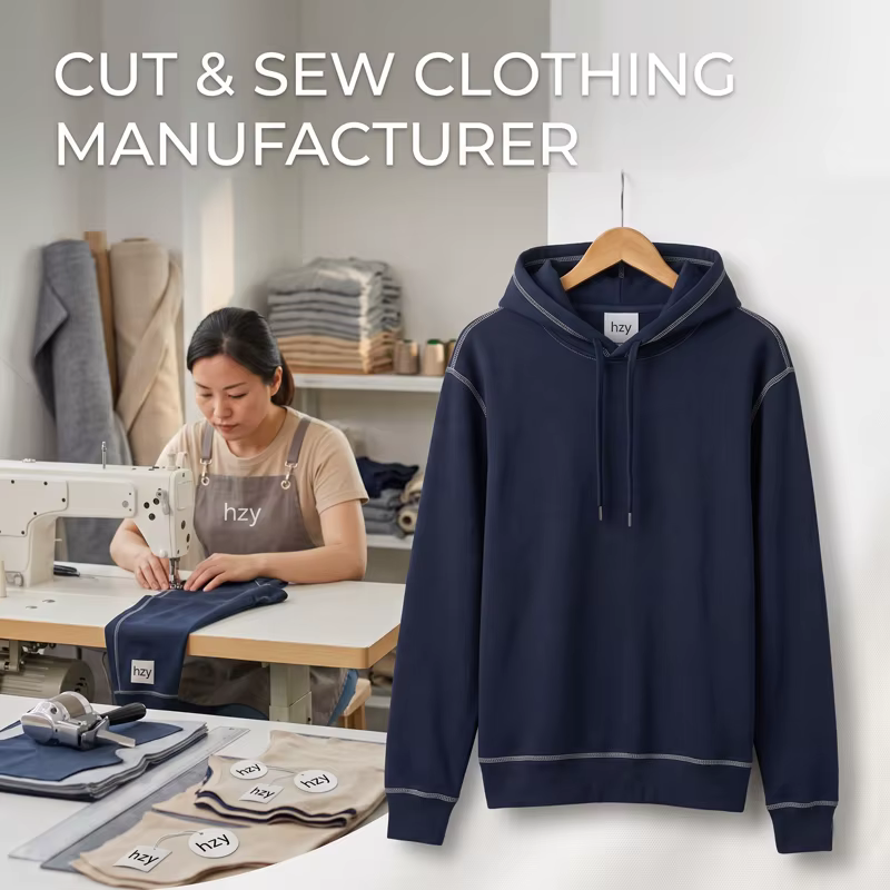Oem Custom Flatlock Blanket Stitch Hoodie Sweatshirts supplier