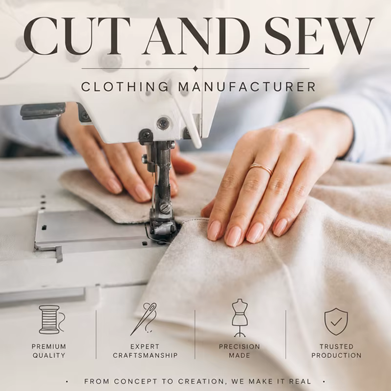 Chinese Women Men Cut And Sew Clothing Manufacturer